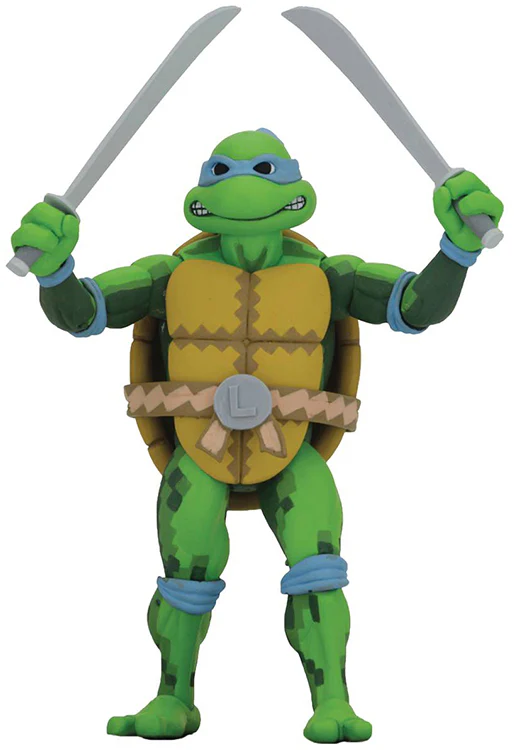 Teenage Mutant Ninja Turtles 7 Inch Action Figure Turtles In Time Series 1 - Leonardo - Image 2