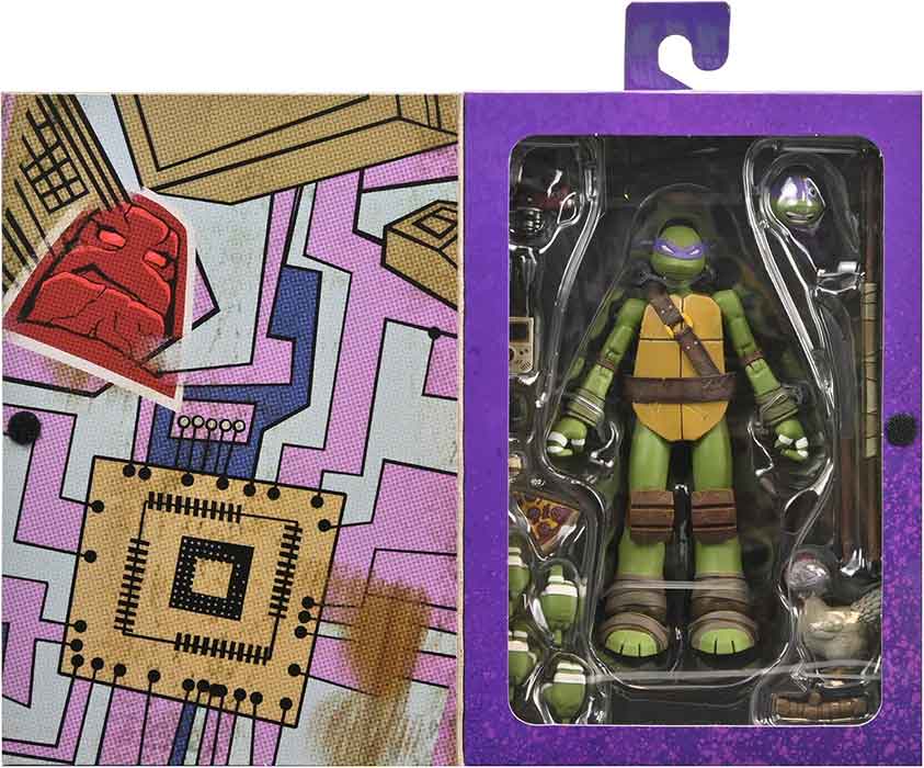 Teenage Mutant Ninja Turtles 7 Inch Action Figure Ultimate - Donatello 2012 Cartoon (Openned Box Return Non Mint Packaging) - Image 2