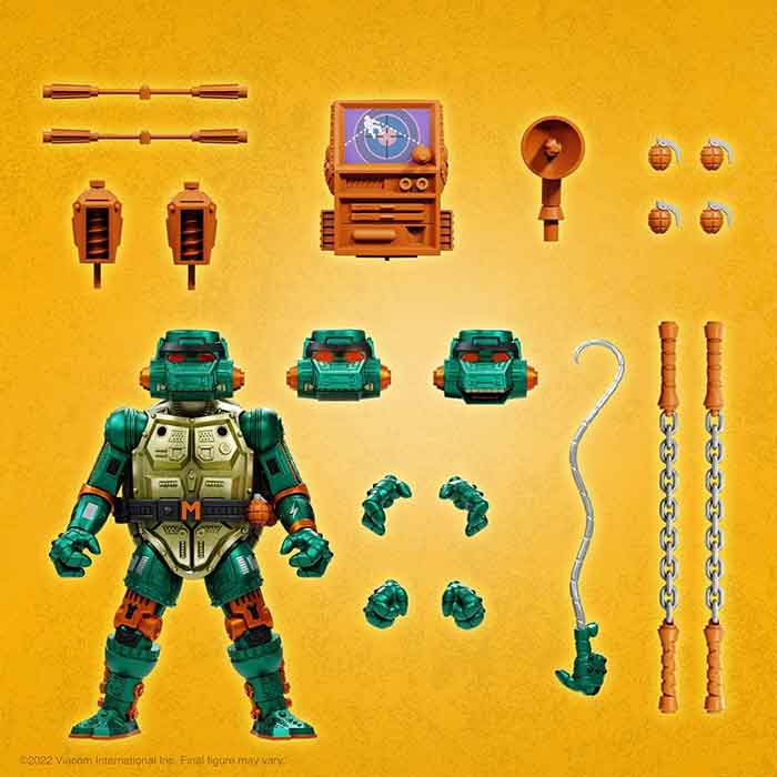Teenage Mutant Ninja Turtles 7 Inch Action Figure Ultimates Wave 7 - Warrior Metalhead Michelangelo - Image 2