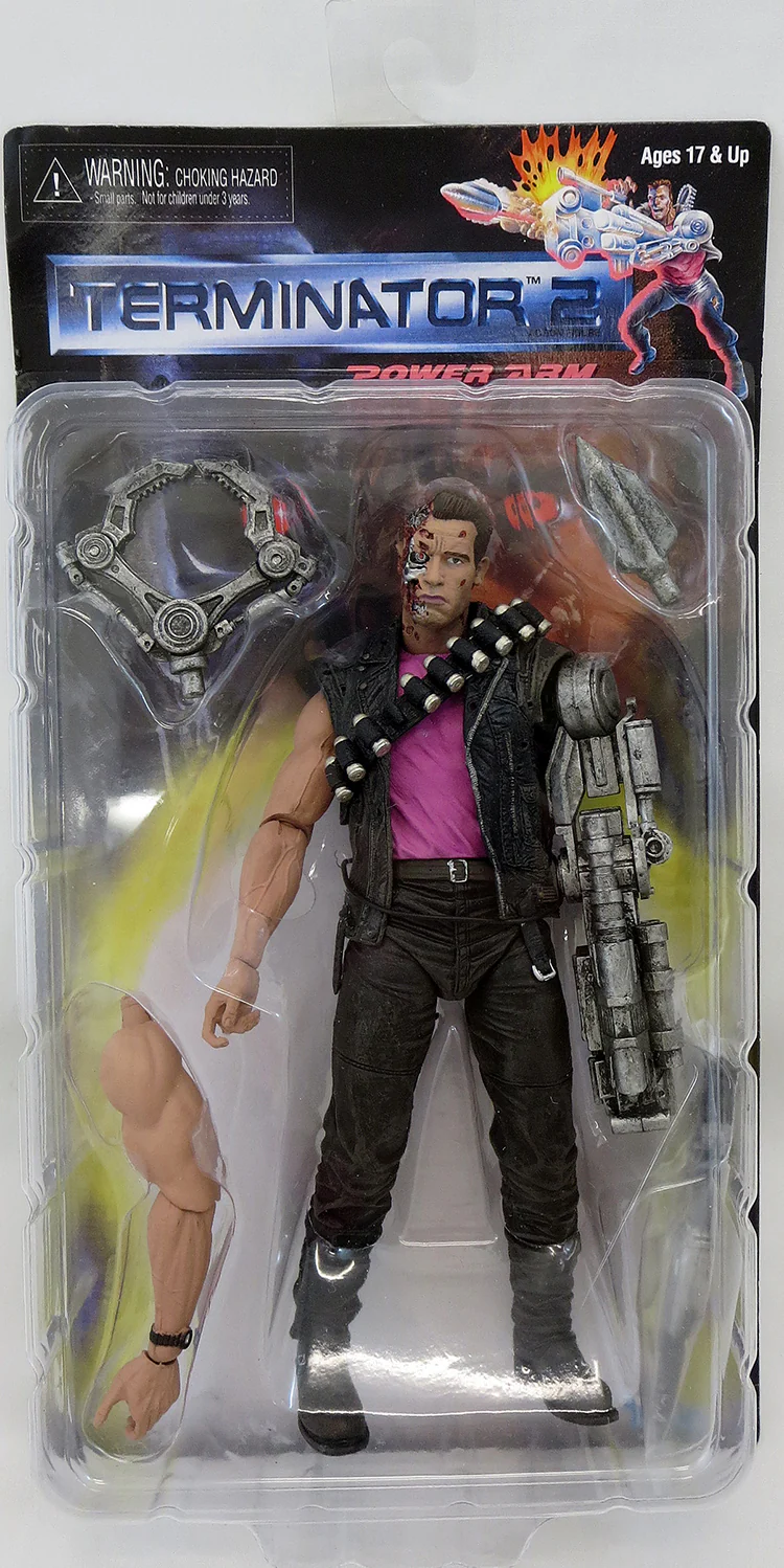 Terminator Kenner Tribute 7 Inch Action Figure Series 1 - Power Arm T-800 - Image 2