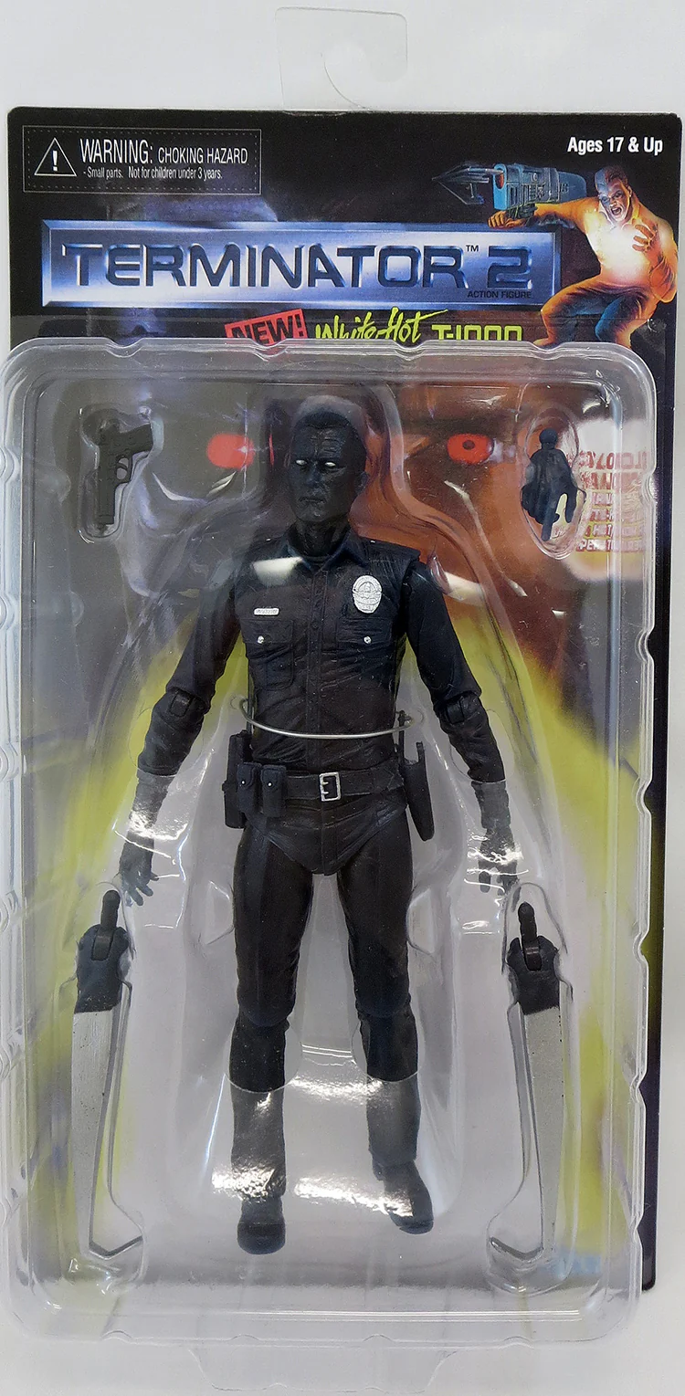 Terminator Kenner Tribute 7 Inch Action Figure Series 1 - White Hot T-1000 - Image 2