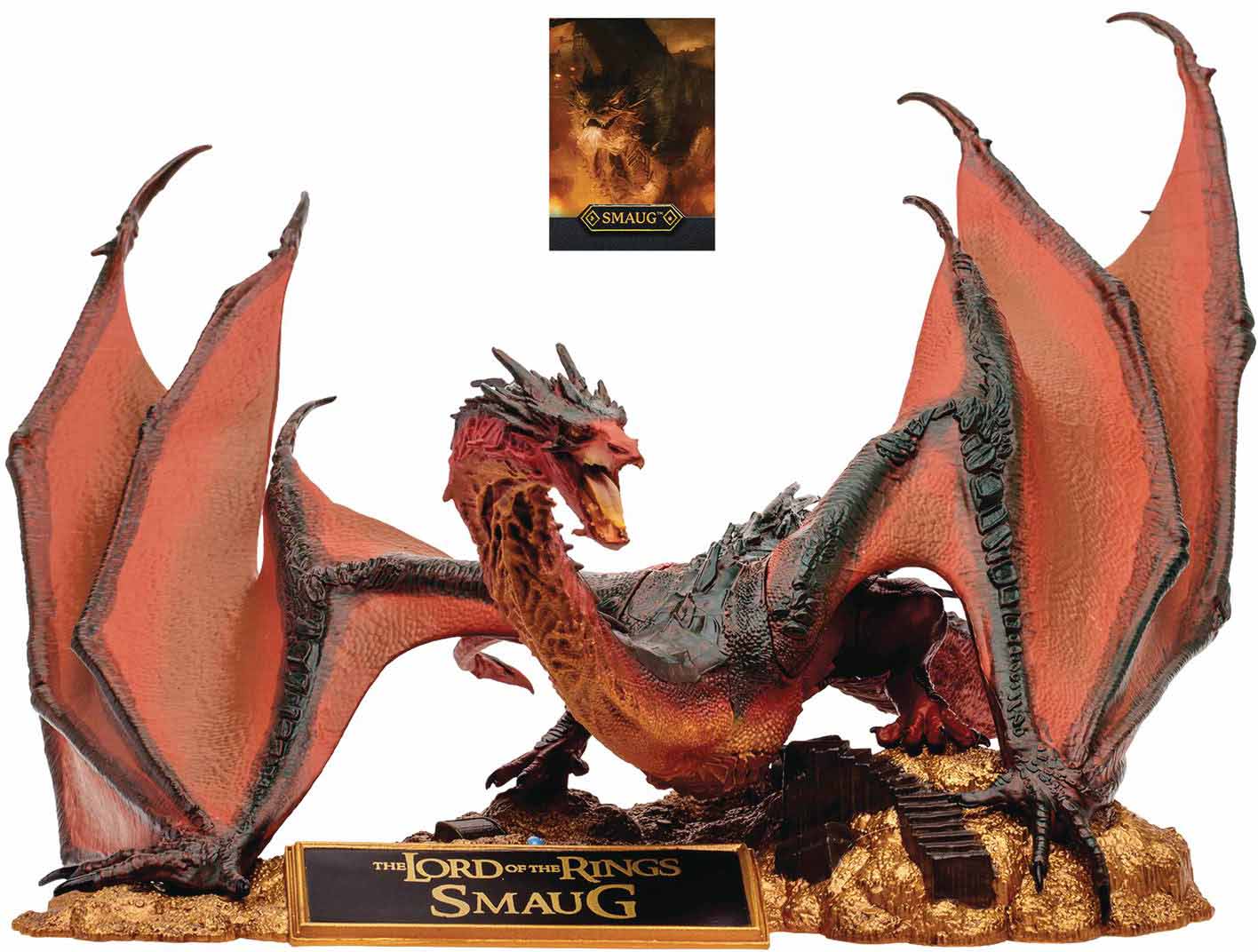 The Lord Of The Rings The Hobbit 11 Inch Statue Figure - Smaug - Image 2