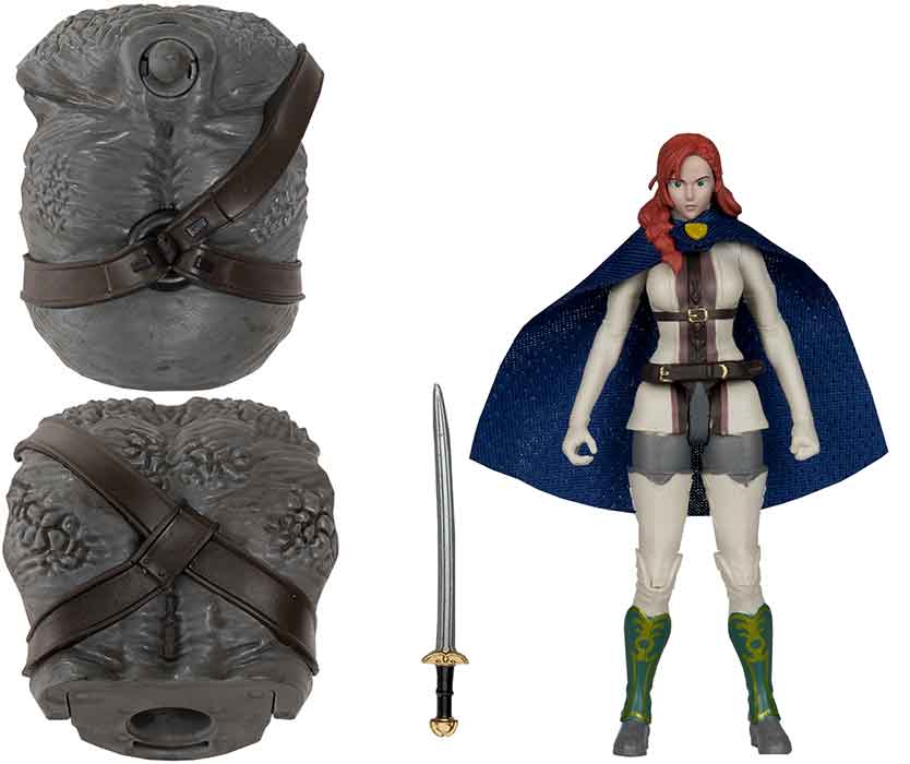 The Lord Of The Rings The War of the Rohirrim 4 Inch Action Figure BAF Snow Troll - Hera Princess of Rohan - Image 2