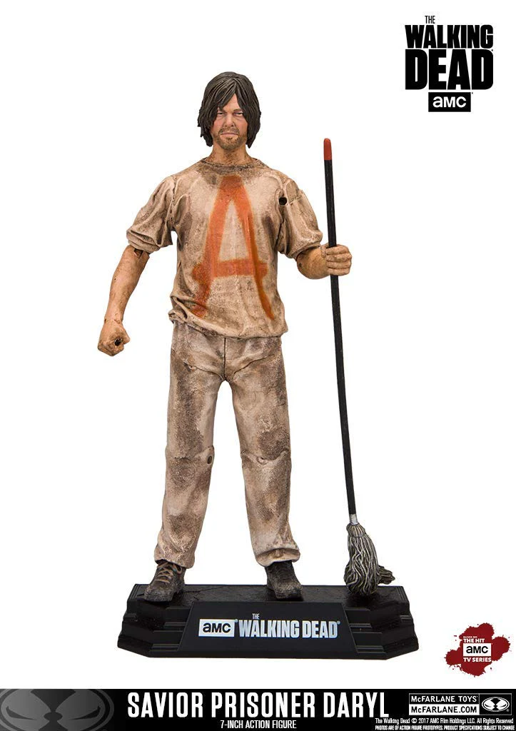 The Walking Dead TV 7 Inch Action Figure Color Tops Series - Savior Prisoner Daryl #38 (Shelf Wear Packaging) - Image 2