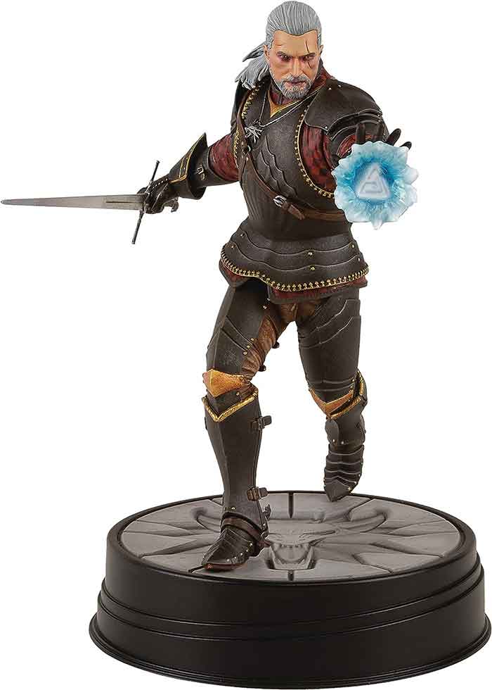 The Witcher Wild Hunt 9 Inch Statue Figure - Geralt Toussaint Tourney Armor - Image 2