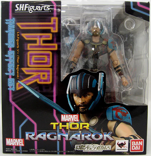 Thor Ragnarok 6 Inch Action Figure S.H. Figuarts - Thor & Thunderbolt Effect (Shelf Wear Packaging) - Image 3