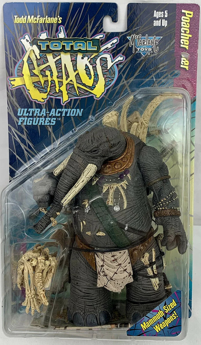Total Chaos 6 Inch Action Figure Series 2 - Poacher (Shelf Wear Packaging)