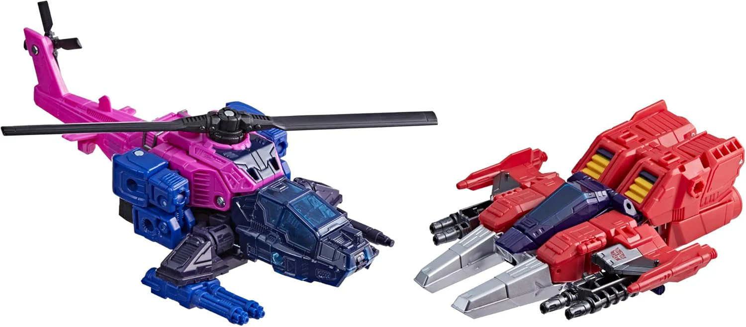 Transformers Age Of The Primes 6 Inch Action Figure Deluxe Class 2-Pack - Topspin vs Spinister - Image 3
