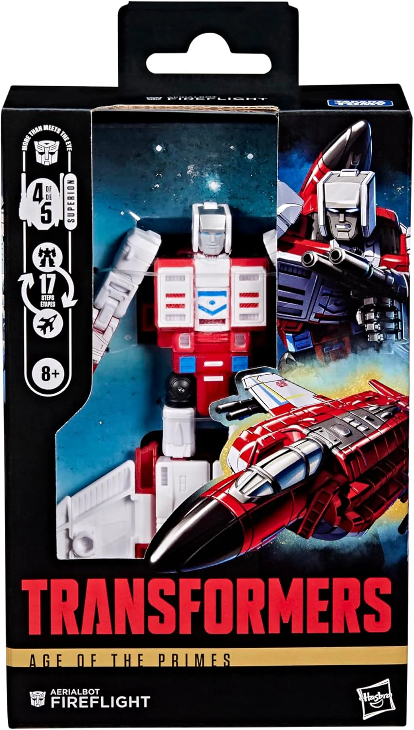 Transformers Age Of The Primes 6 Inch Action Figure Deluxe Class (2025 Wave 3) - Fireflight (Sub-Standard Packaging)