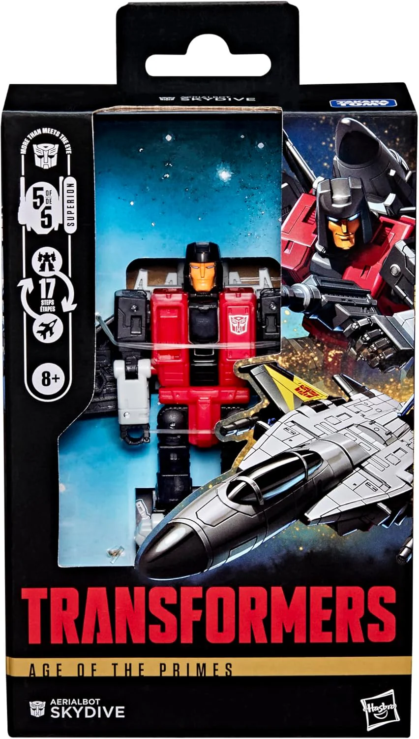 Transformers Age Of The Primes 6 Inch Action Figure Deluxe Class (2025 Wave 3) - Skydive