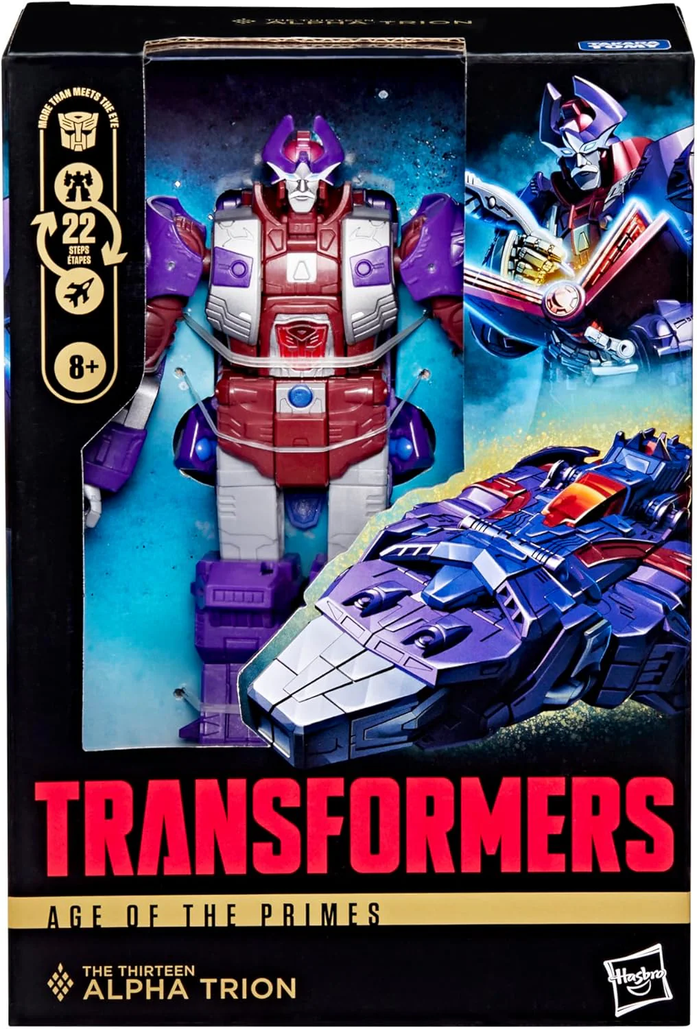 Transformers Age Of The Primes 7 Inch Action Figure Voyager Class (2025 Wave 3) - Alpha Trion (Shelf Wear Packaging)