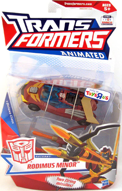 Transformers Animated 6 Inch Action Figure Deluxe Class Exclusive - Rodimus Minor
