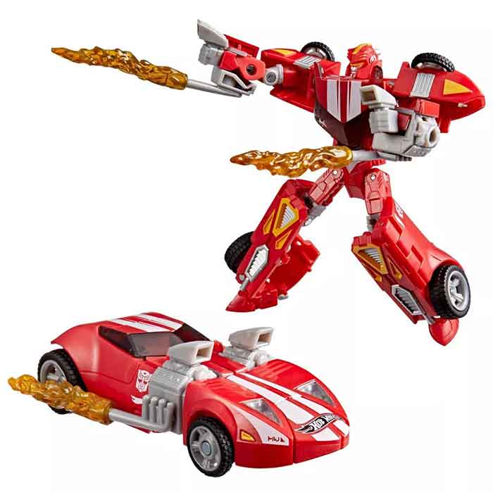 Transformers Collaborative Hot Wheels 5 Inch Action Figure Deluxe Class - Twin Mil (Pre-Order Ships June 2026) - Image 2