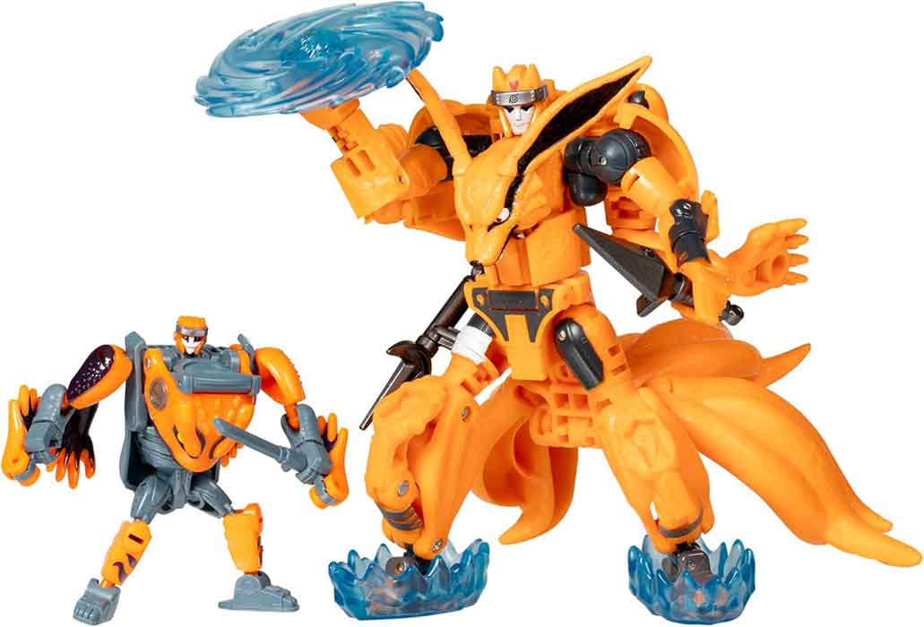 Transformers Collaborative Naruto Shippuden 6 Inch Action Figure - Kurama & Gamakichi - Image 2