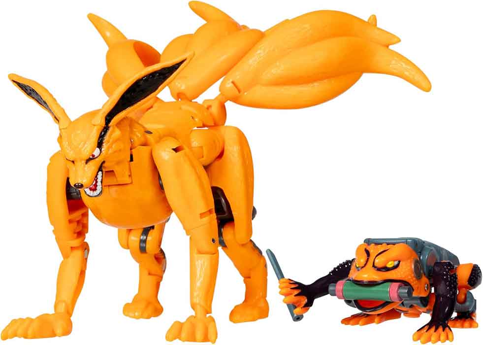 Transformers Collaborative Naruto Shippuden 6 Inch Action Figure - Kurama & Gamakichi - Image 3