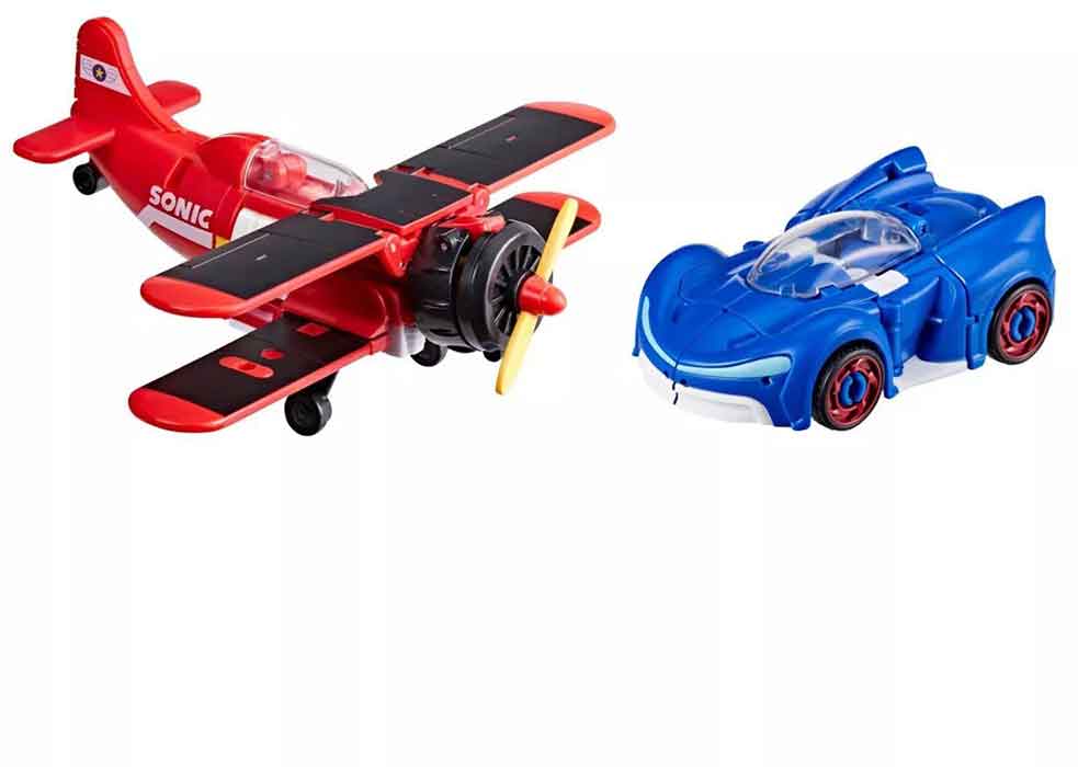 Transformers Collaborative Sonic the Hedgehog 6 Inch Action Figure - Wingtail and Blue Booster - Image 3