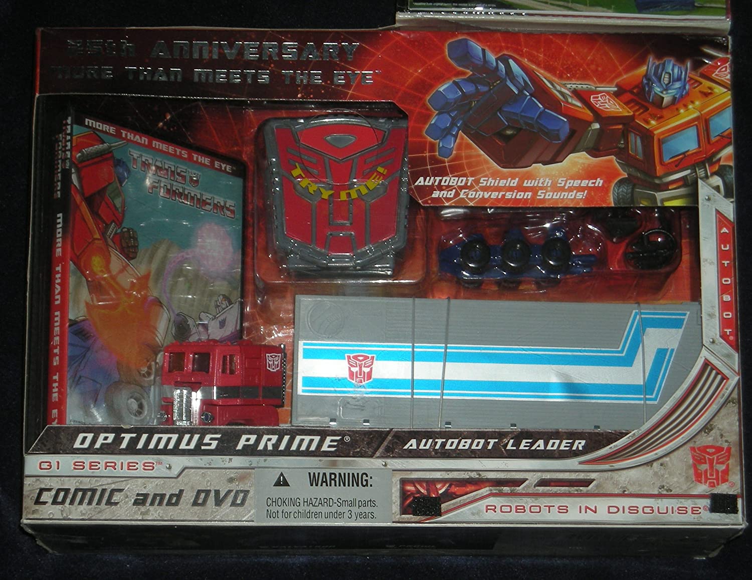 Transformers Collectors 25th Anniversary 7 Inch Action Figure G - Optimus Prime G1 Re-Issue - Image 2