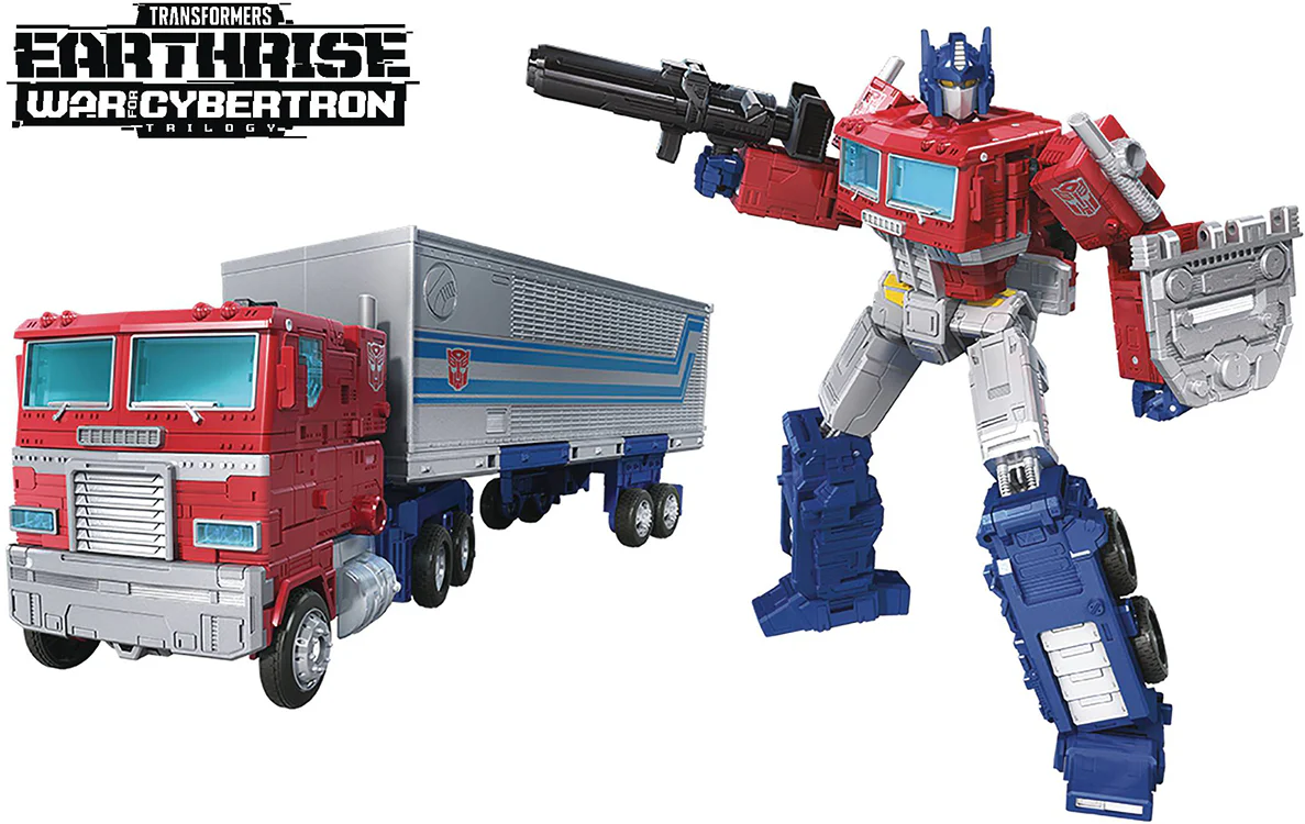 Transformers Earthrise War For Cybertron 8 Inch Action Figure Leader Class - Optimus Prime Reissue - Image 3