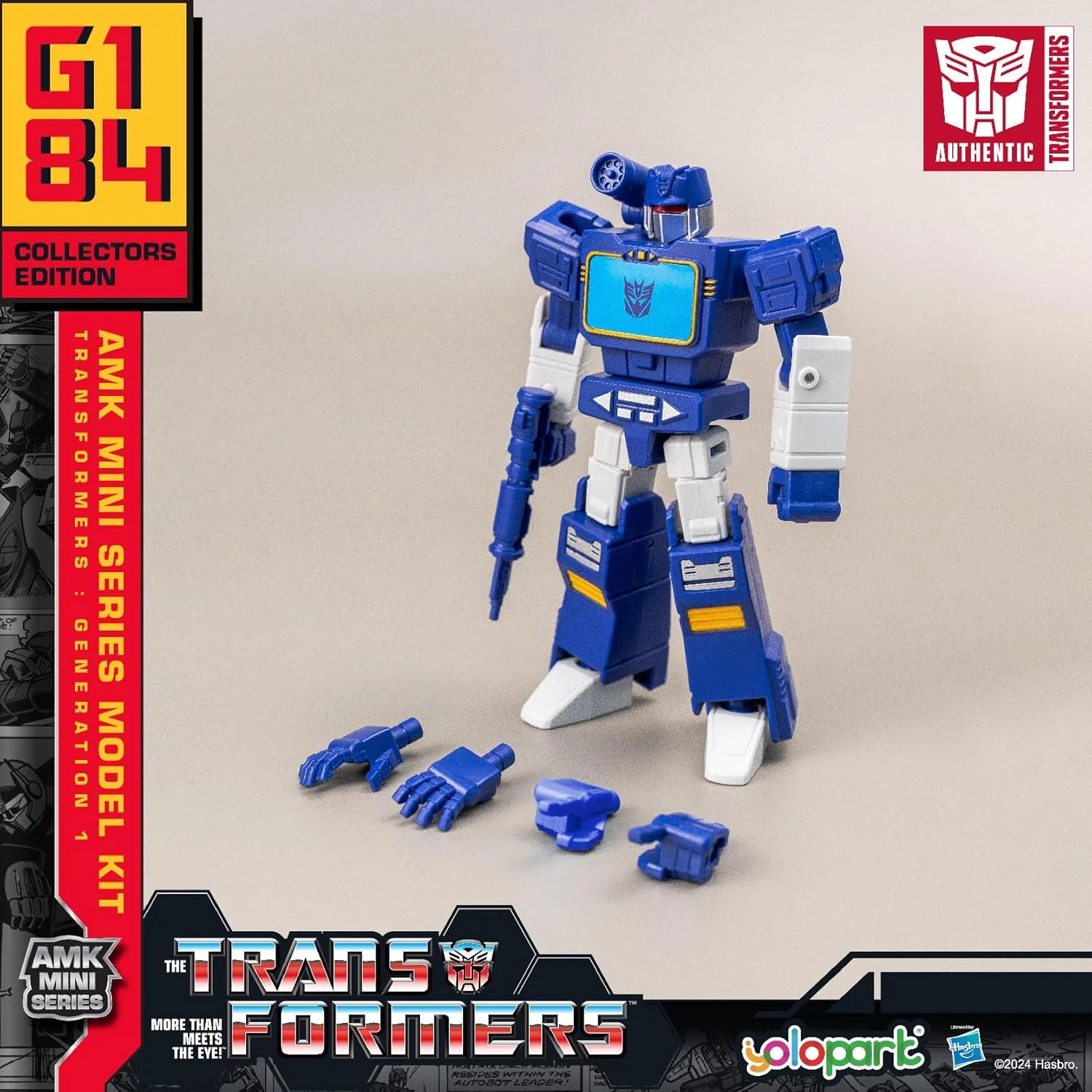 Transformers Generation 1 4 Inch Model Kit AMK Mini Series - Soundwave - Image 2