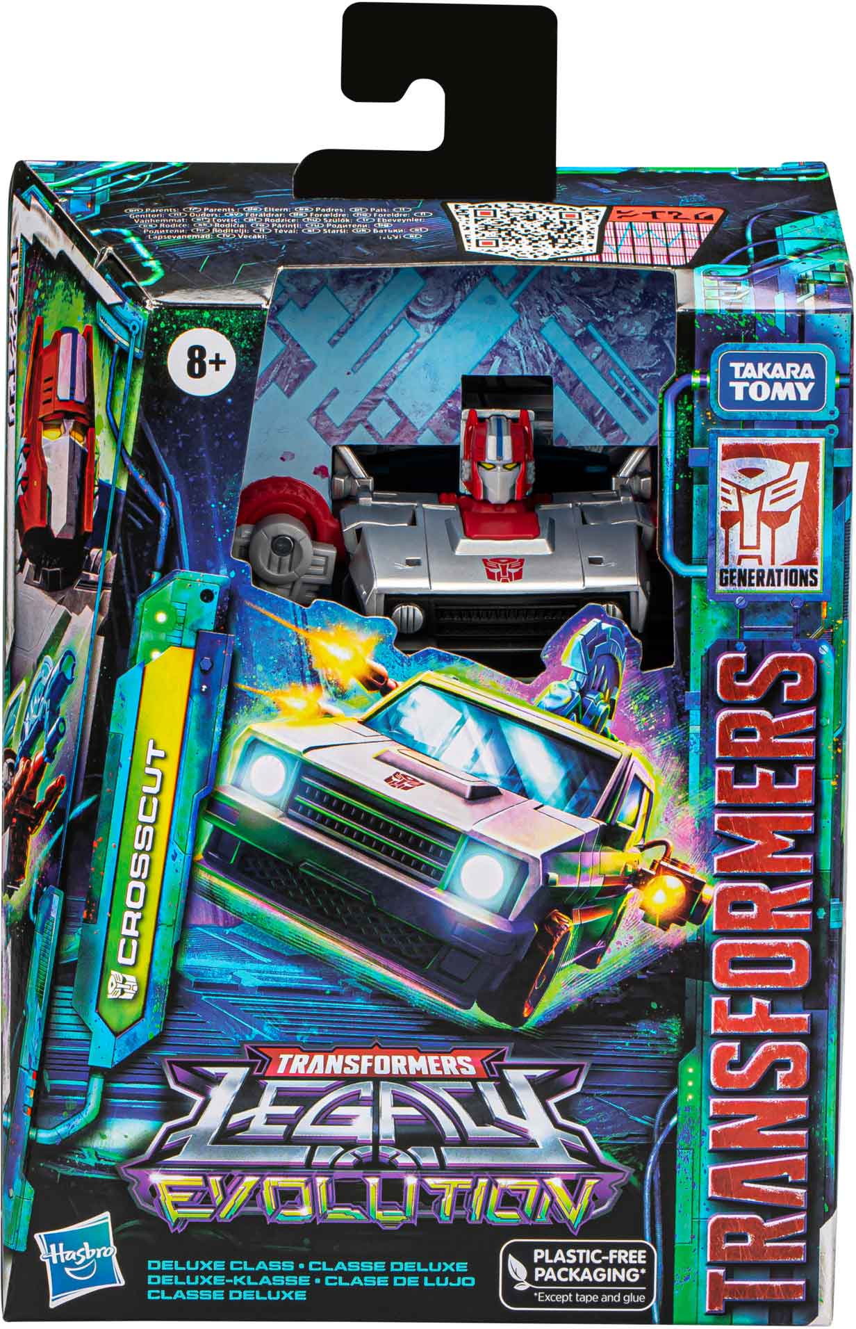 Transformers Legacy Evolution 6 Inch Action Figure Deluxe Class Wave 5 - Crosscut (Non Mint Packaging)