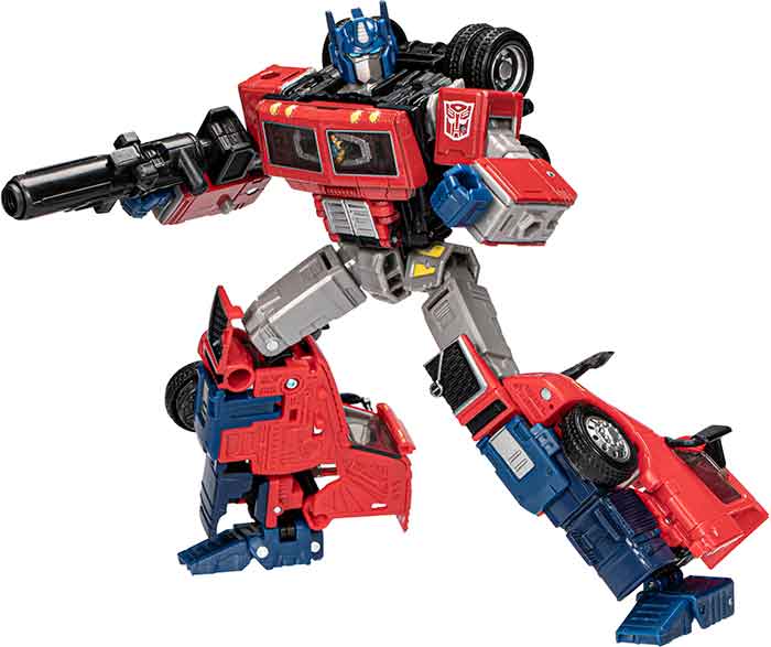 Transformers Generations Selects 8 Inch Action Figure Leader Class Exclusive - Volvo VNR 300 Optimus Prime - Image 2