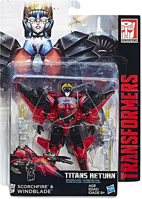 Transformers Generations Titans Return 6 Inch Action Figure Deluxe Class (2017 Wave 3) - Windblade