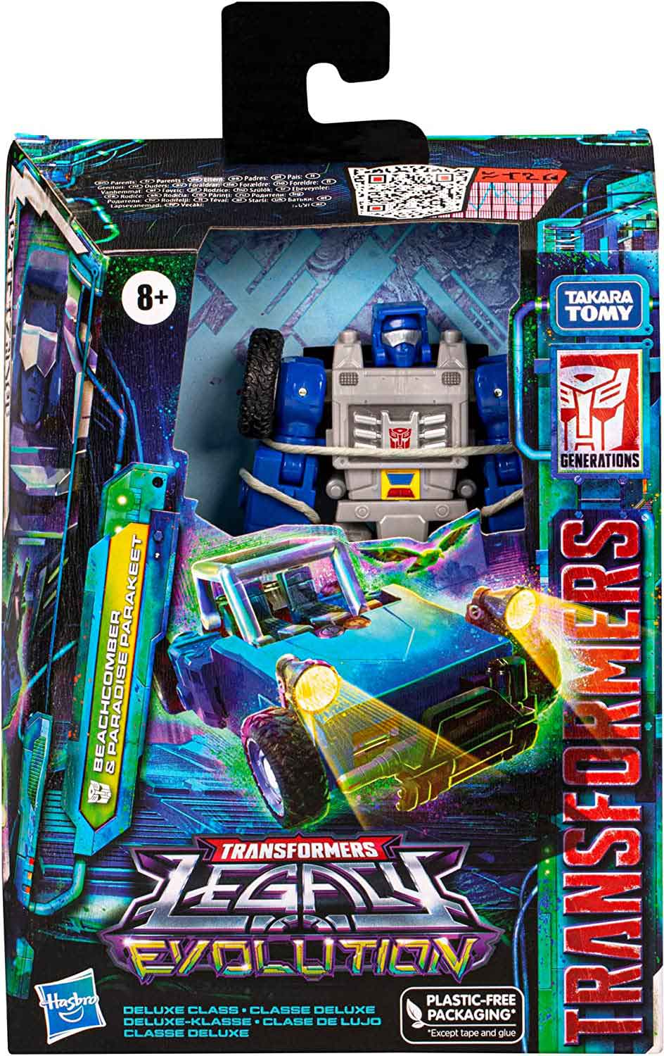 Transformers Legacy Evolution 6 Inch Action Figure Deluxe Class - Beach Comber Reissue (Sub-Standard Packaging)