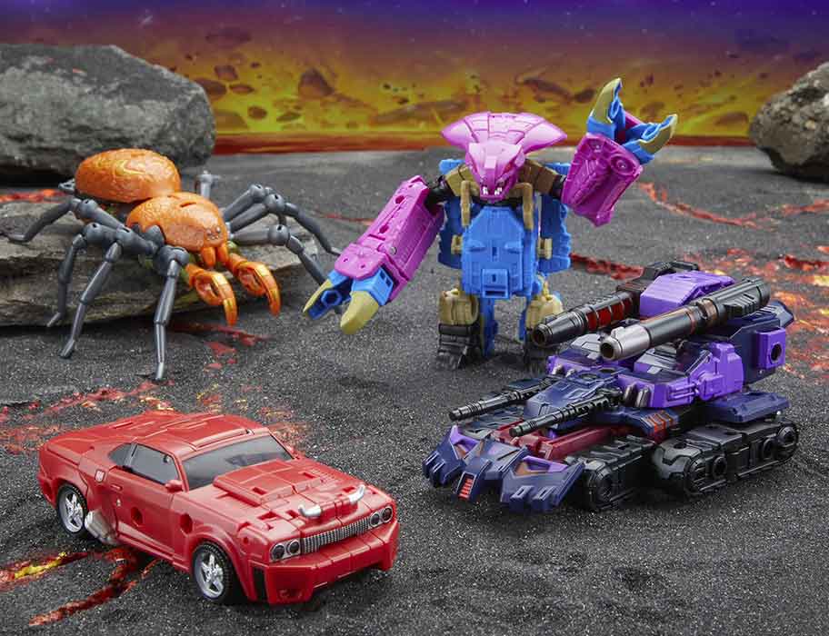 Transformers Legacy United Vs Multipack 6 Inch Action Figure Box Set - Cliffjumper - Tarantulas - Squeezeplay - Tarn - Image 2