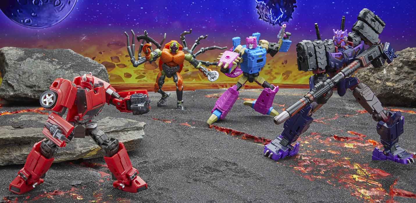 Transformers Legacy United Vs Multipack 6 Inch Action Figure Box Set - Cliffjumper - Tarantulas - Squeezeplay - Tarn - Image 3