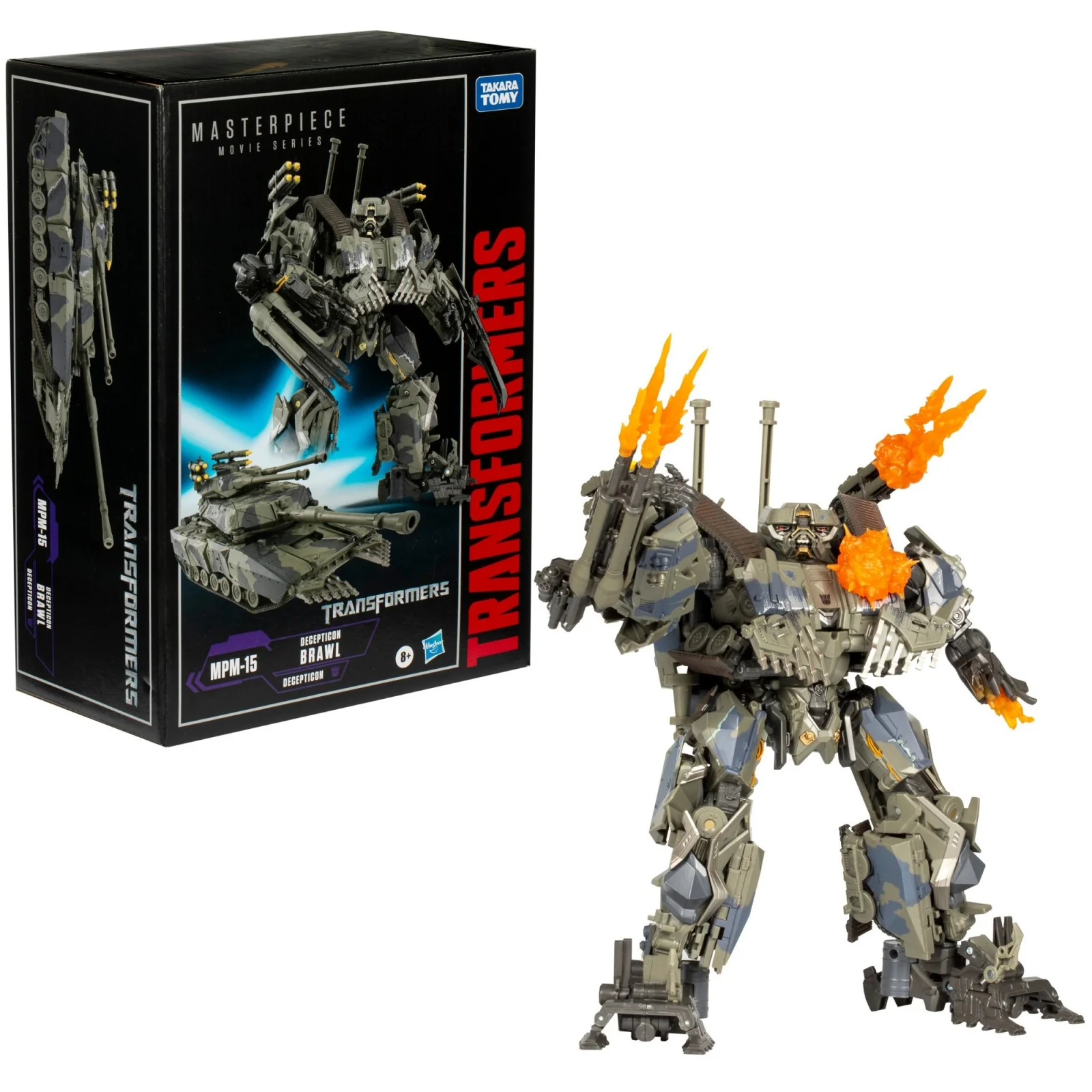 Transformers Masterpiece Movie 12 Inch Action Figure Exclusive - Brawl MPM-15 (Sub-Standard Packaging)