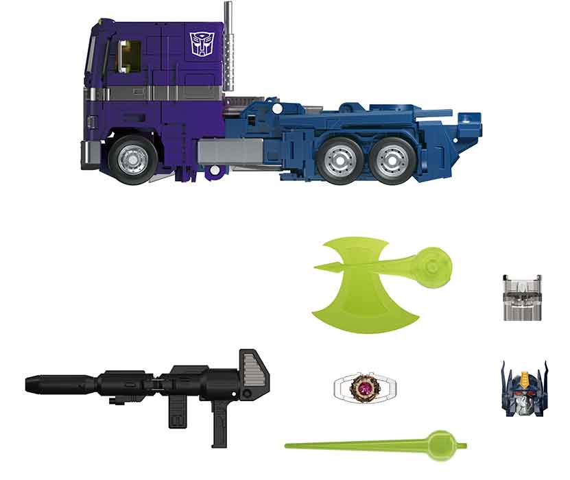 Transformers Masterpiece 10 Inch Action Figure - Shattered Glass Optimus Prime MPG-12 - Image 3