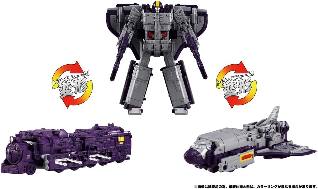 Transformers Masterpiece T-Spark 7 Inch Action Figure 3-Pack - Triple Takeover (Starscream - Blitzwing - Astrotrain) - Image 4