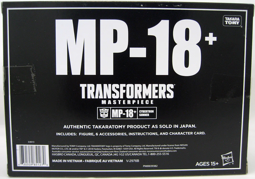 Transformers Masterpiece 7 Inch Action Figure Television Series - Blustreak MP-18+ - Image 3