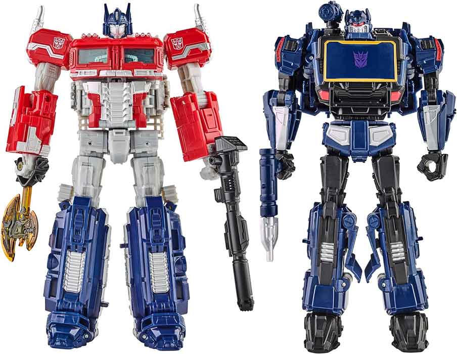 Transformers Reactivate 6 Inch Action Figure Deluxe Class 2-Pack - Soundwave & Optimus Prime - Image 2
