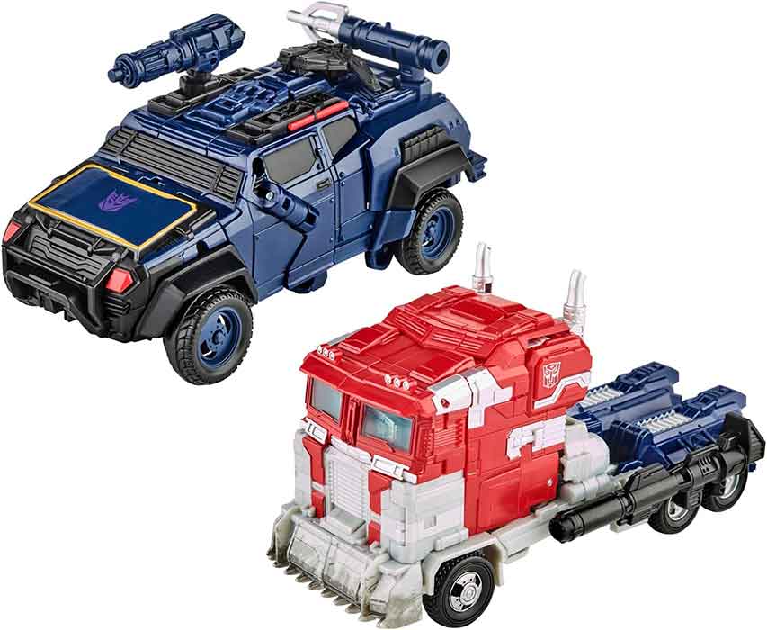 Transformers Reactivate 6 Inch Action Figure Deluxe Class 2-Pack - Soundwave & Optimus Prime - Image 3