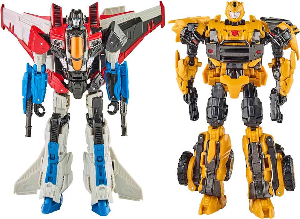 Transformers Reactivate 6 Inch Action Figure Deluxe Class 2-Pack - Starscream & Bumblebee - Image 2