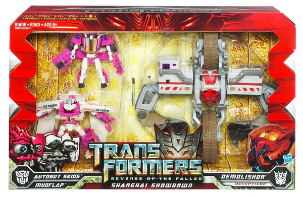 Transformers Revenge Of The Fallen 6 Inch Action Figure Box Set Exclusive - Shanghai Showdown (Skids - Mudflap - Demolisher)