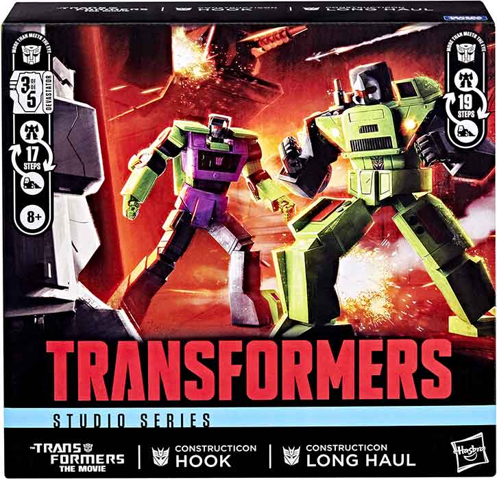 Transformers Studio Series 6.5 Inch Action Figure 2-Pack - Constructicon Hook & Long Haul (Shelf Wear Packaging)