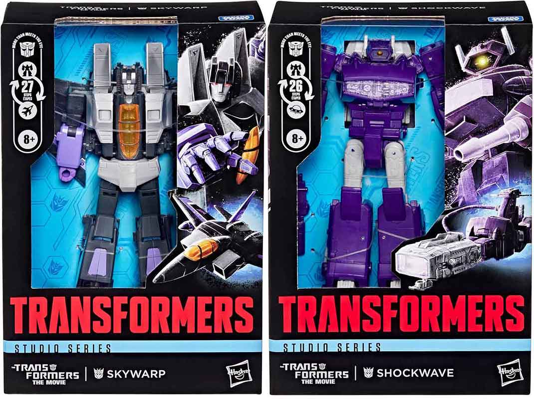 Transformers Studio Series 7 Inch Action Figure Voyager Class (2026 Wave 2) -  Set of 2 (Skywarp - Shockwave) (Back-Order Ships June 2026)