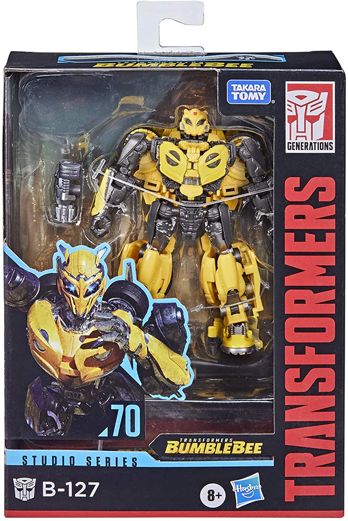 Transformers Studio Series 5 Inch Action Figure Deluxe Class (2021 Wave 2) - Bumblebee #70 (Shelf Wear Packaging)