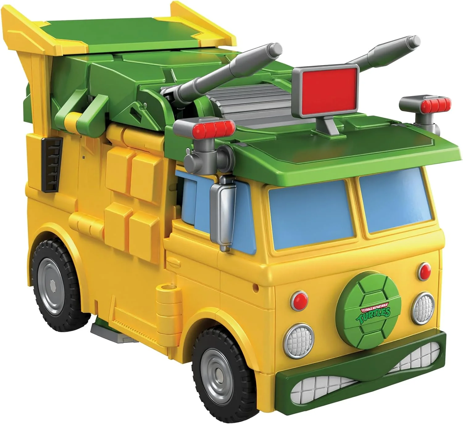 Transformers x Teenage Mutant Ninja Turtles 7 Inch Action Figure Deluxe Class - Toy Party Wallop (4 Different Heads) - Image 2