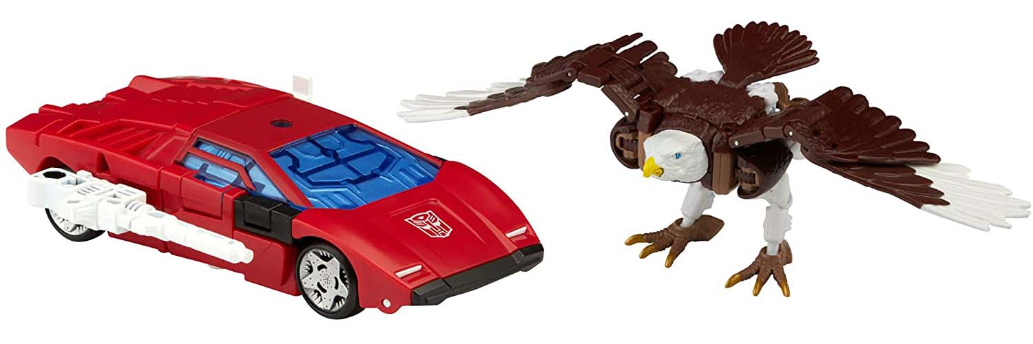 Transformers War For Cybertron 6 Inch Action Figure Deluxe Class Exclusive - Sideswipe & Maximal Skywarp - Image 2