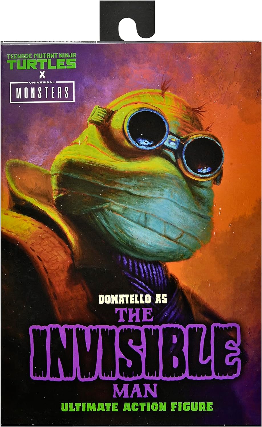 Universal Monsters Teenage Mutant Ninja Turtles 7 Inch Action Figure Ultimate - Donatello Invinsible Man - Image 3