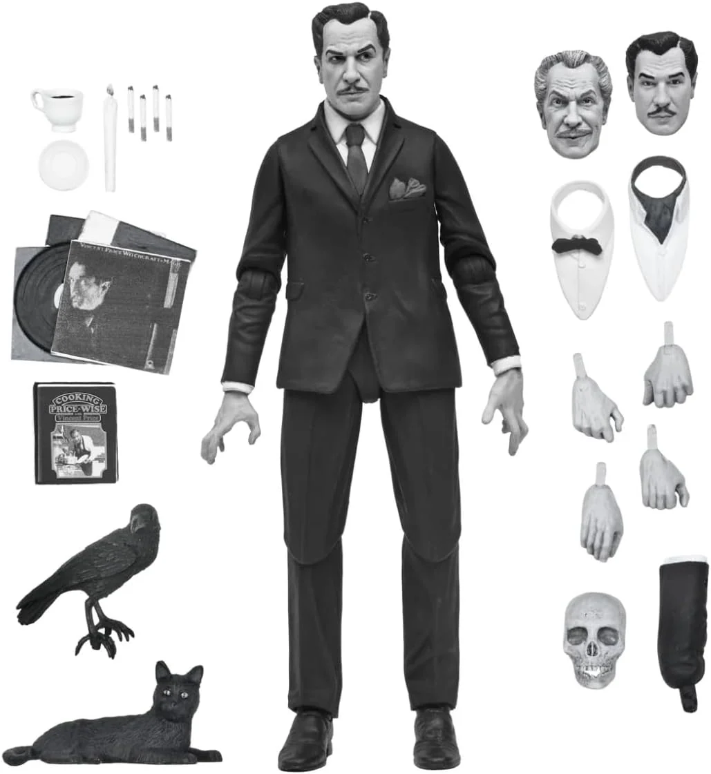 Vincent Price 7 Inch Action Figure Ultimate - Vincent Price (Black & White) - Image 2