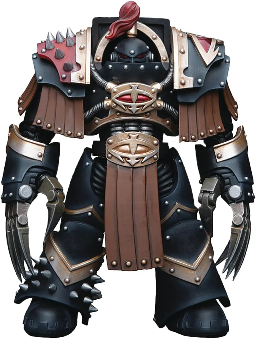 Warhammer 40000  5 Inch Action Figure 1/18 Scale  - Sons of Horus MKIV Terminator Squad Justaerin with Thunder Hammer