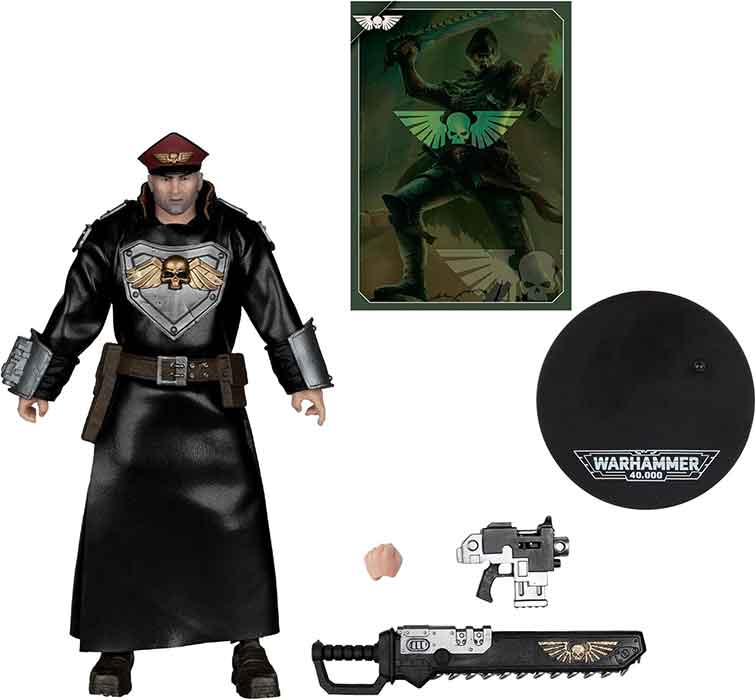 Warhammer 40000 7 Inch Action Figure Wave 10 - Commissar Astra Militarum - Image 2