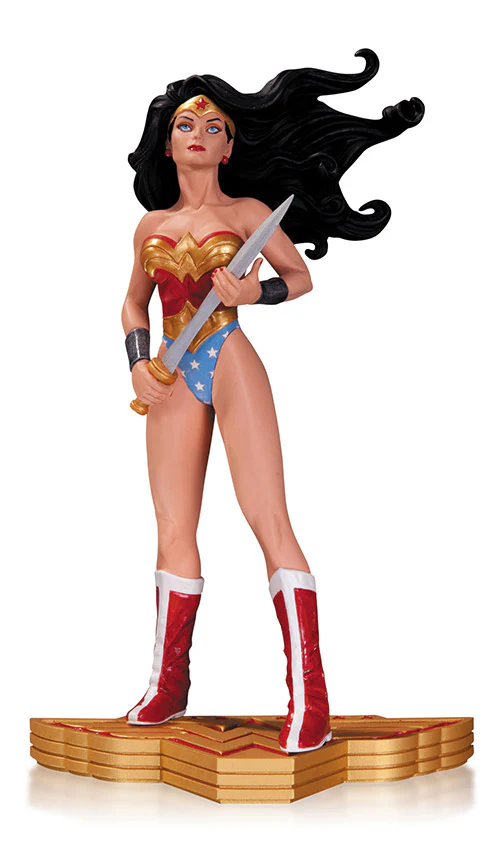 Wonder Woman 7 Inch Statue Figure Art Of War Series - Wonder Woman by Adam Hughes (Shelf Wear Packaging)